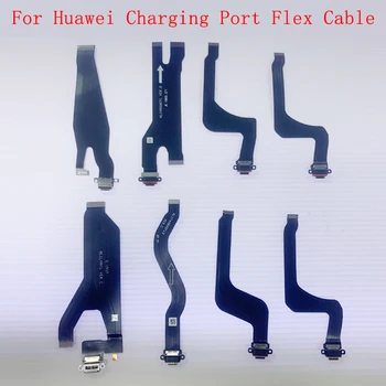 Запчасти для платы с разъемом USB-порта для зарядки, гибкий кабель Для Huawei P20 P30 P40 Mate 20 30 40 Pro, сменная часть разъема для зарядки