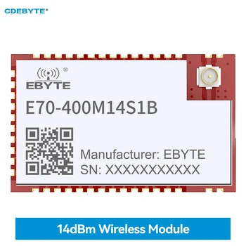 CC1312R 433/470 МГц SoC Беспроводной Модуль CDEBYTE E70-400M14S1B 14dBm RSSI SMD Модуль 1,5 км Поддержка ISM диапазона с Отверстием для штамповки IPEX